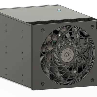 Khung mặt nạ quạt Noctua cho khay ổ cứng 5in3 Hot Swap