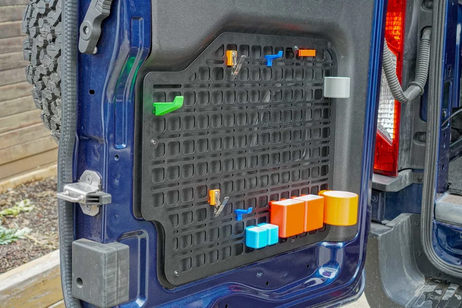 Bộ phụ kiện, khay đựng và giá treo MOLLE Panel cho xe Ford Transit - Image 3