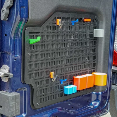 Bộ phụ kiện, khay đựng và giá treo MOLLE Panel cho xe Ford Transit