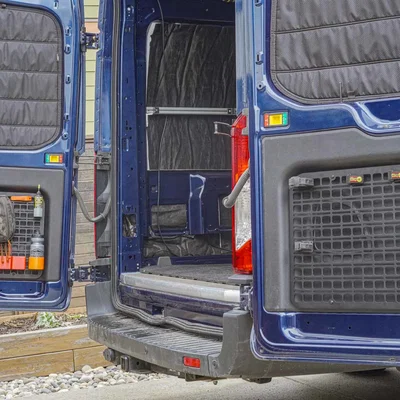 Bộ phụ kiện, khay đựng và giá treo MOLLE Panel cho xe Ford Transit