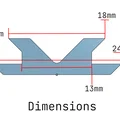 Miếng đệm/nắp che rãnh T-Track thay thế cho giá nóc Thule Wingbar Evo - Thumbnail 3