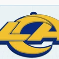Mặt Dây Chuyền Logo 3D Los Angeles Rams Độc Đáo Cho Người Hâm Mộ - Thumbnail 3