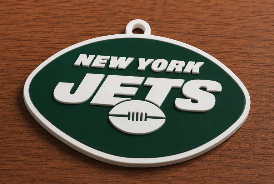 Mặt dây chuyền logo 3D New York Jets cực đẹp cho fan hâm mộ - Image 1