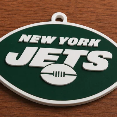 Mặt dây chuyền logo 3D New York Jets cực đẹp cho fan hâm mộ