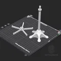 Giá đỡ xoay trưng bày móc khóa và vòng tay - Thumbnail 3