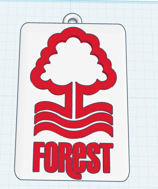 Mặt Dây Chuyền Fan Nottingham Forest F.C. Bản Lớn - Premier League - Image 2