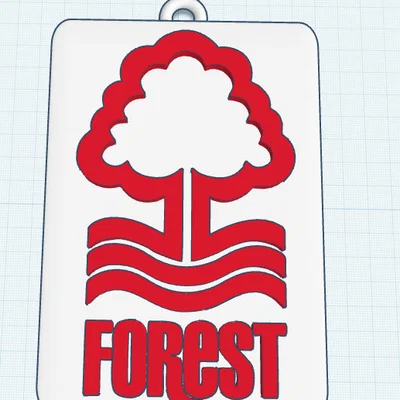 Mặt Dây Chuyền Fan Nottingham Forest F.C. Bản Lớn - Premier League