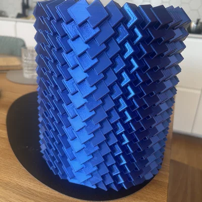 Chậu cây Cube Chaos Planter - Thiết kế hình học độc đáo