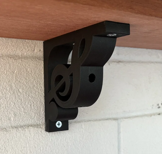 Giá đỡ kệ hình khóa Sol (Treble Clef Shelf Bracket) - Image 4