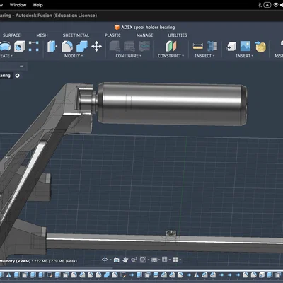 Giá đỡ cuộn filament gắn trên đỉnh cho máy Flashforge AD5X (chuyên in TPU)