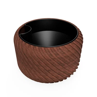 Chậu cây tự tưới V2 (Họa tiết xoắn ốc)