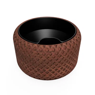 Chậu cây tự tưới nước V2 (Họa tiết kim cương)
