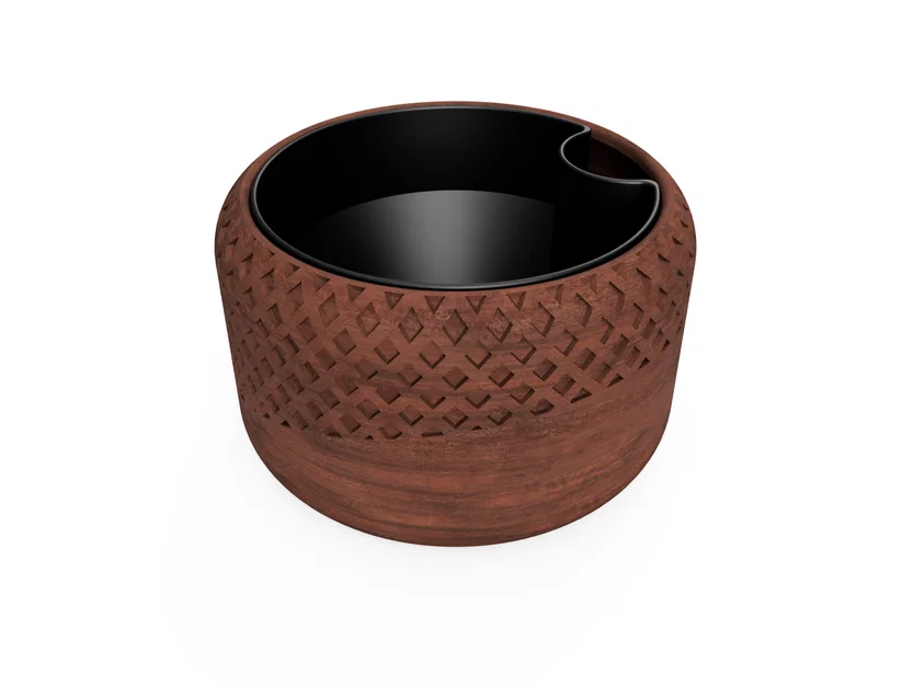 Chậu cây tự tưới V2 (Diamond Curved) - Image 1