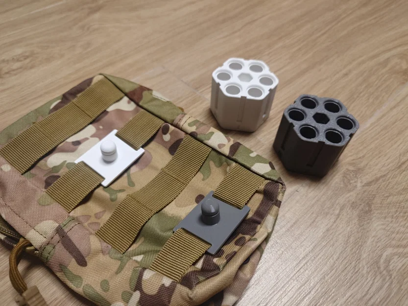 Giá đỡ ổ đạn X-shot Spinshot cho thắt lưng và MOLLE - Image 1