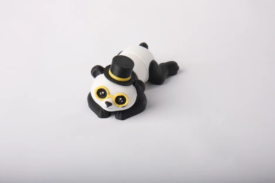 Mô hình Gấu trúc Quý ông Flexi (Gentleman Panda Flexi Toy) - Image 2