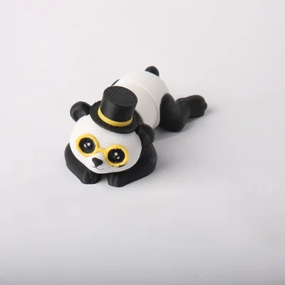 Mô hình Gấu trúc Quý ông Flexi (Gentleman Panda Flexi Toy)