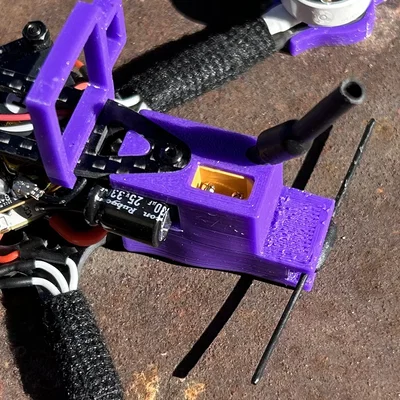 Bộ linh kiện TPU cho khung Sub250gFPV Pro Turtle 2.5" & 3" (DJI O4, Backpack, Arm bumpers)