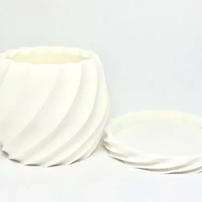 Spiral flower pot - Chậu cây xoắn ốc nghệ thuật