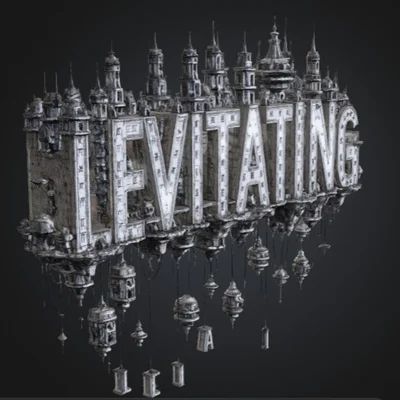 Mô hình nghệ thuật Levitating City độc đáo cho in 3D