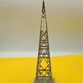 Mô hình Trụ điện cao thế 110 kV đơn mạch dạng khung thép tỷ lệ 1:100 - Thumbnail 4