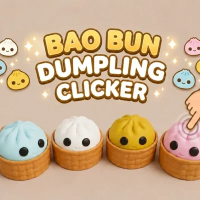 Mô hình đồ chơi nhấn bấm Bao Bun Clicker cực kỳ dễ thương