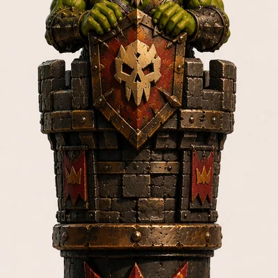 Quân xe (Rook) thuộc bộ cờ Orc-Crown Line
