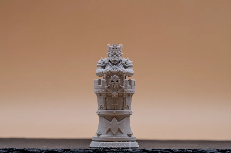 Quân xe (Rook) thuộc bộ cờ Orc-Crown Line - Image 4