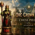 Quân Hậu (Queen) trong bộ cờ Orc-Crown - Thumbnail 1