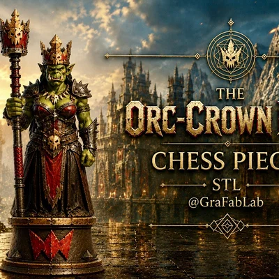 Quân Hậu (Queen) trong bộ cờ Orc-Crown