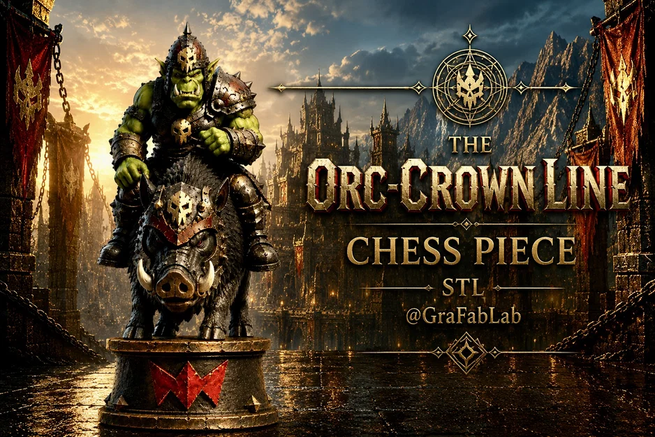 Quân Cờ "Knight" Thuộc Dòng Orc-Crown - Image 1
