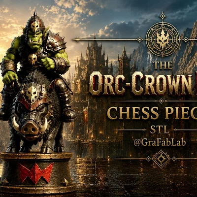 Quân Cờ "Knight" Thuộc Dòng Orc-Crown