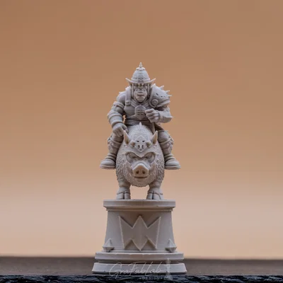 Quân Cờ "Knight" Thuộc Dòng Orc-Crown