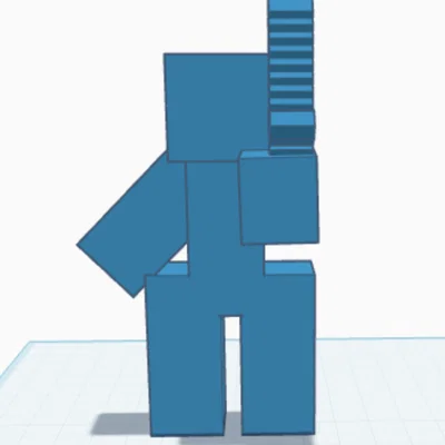 Mô hình nhân vật Steve Minecraft 3D dễ in