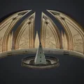 Mô hình 3D Đài tưởng niệm Pakistan (Pakistan Monument) chi tiết - Thumbnail 1
