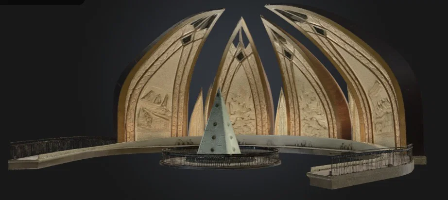 Mô hình 3D Đài tưởng niệm Pakistan (Pakistan Monument) chi tiết - Image 3