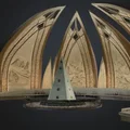 Mô hình 3D Đài tưởng niệm Pakistan (Pakistan Monument) chi tiết - Thumbnail 3