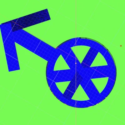 Móc khóa và Bông tai biểu tượng Demi-boy độc đáo (In 3D)