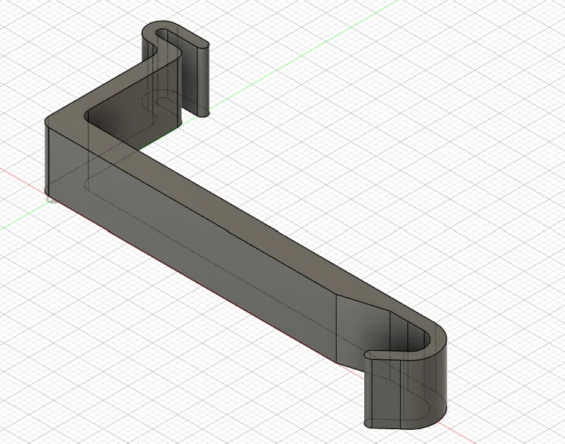 Ngàm kẹp thay thế cho đèn IKEA Hyby - File in 3D chi tiết - Image 1