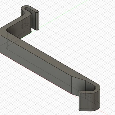 Ngàm kẹp thay thế cho đèn IKEA Hyby - File in 3D chi tiết