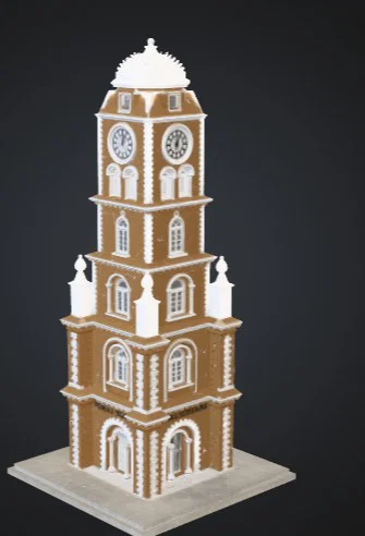Mô hình 3D Tháp đồng hồ lịch sử Sialkot Pakistan - Image 3