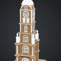 Mô hình 3D Tháp đồng hồ lịch sử Sialkot Pakistan - Thumbnail 4