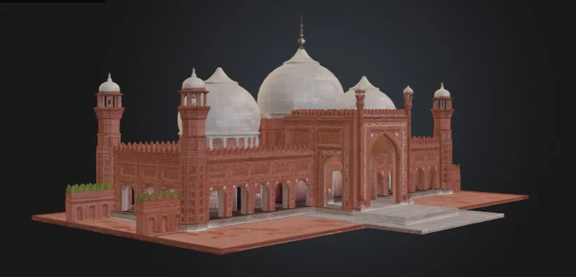 Mô hình 3D Thánh đường Badshahi Mosque đẹp mắt - Image 1