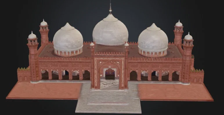 Mô hình 3D Thánh đường Badshahi Mosque đẹp mắt - Image 2