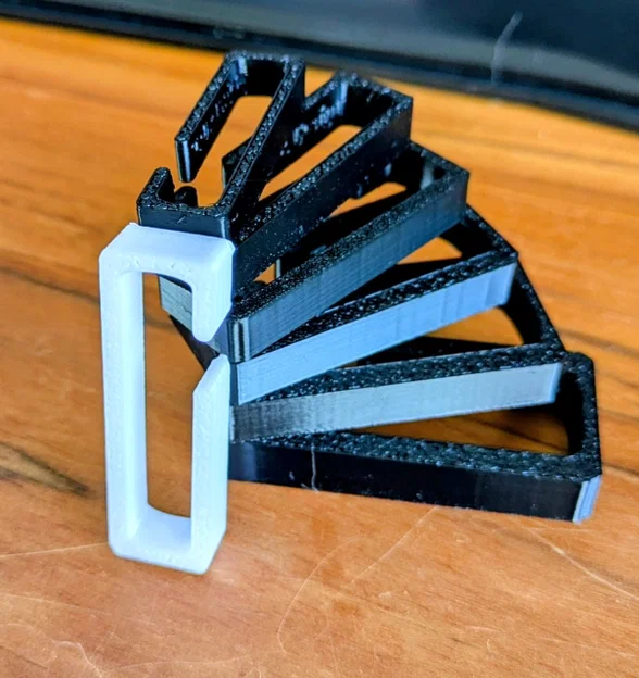 Kẹp Giữ Đuôi Dây Nịt (Belt Keeper Clip) | 6 Kích Thước (35–50 mm) - Image 1