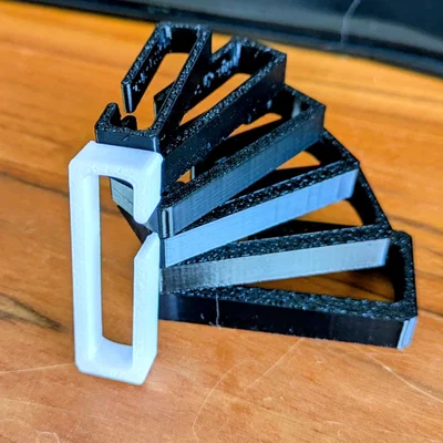 Kẹp Giữ Đuôi Dây Nịt (Belt Keeper Clip) | 6 Kích Thước (35–50 mm)
