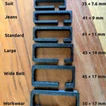 Kẹp Giữ Đuôi Dây Nịt (Belt Keeper Clip) | 6 Kích Thước (35–50 mm) - Thumbnail 2