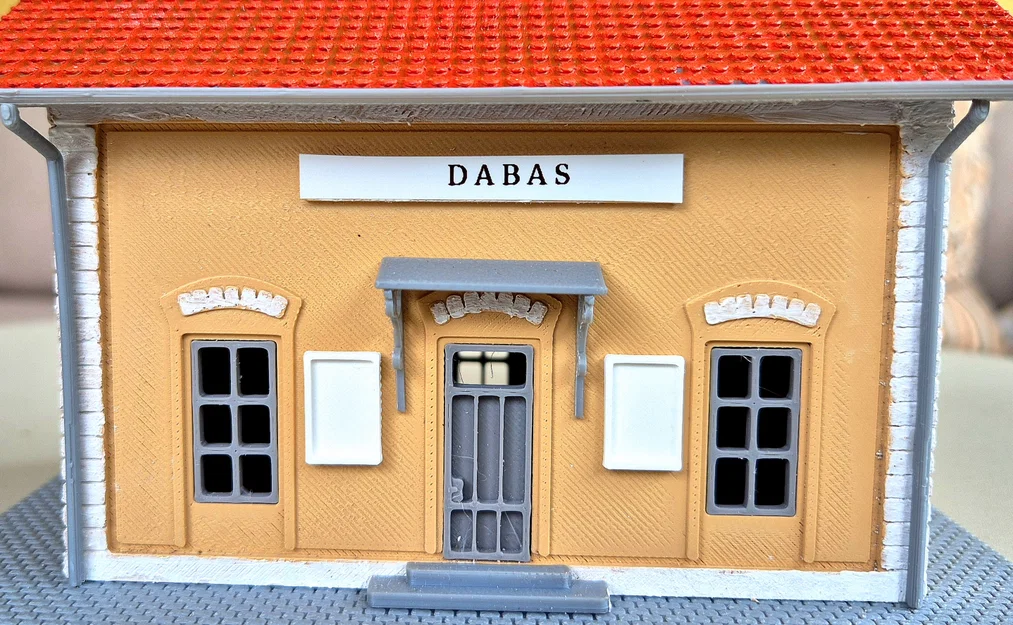 Mô hình nhà ga Dabas tỉ lệ H0 - Image 4