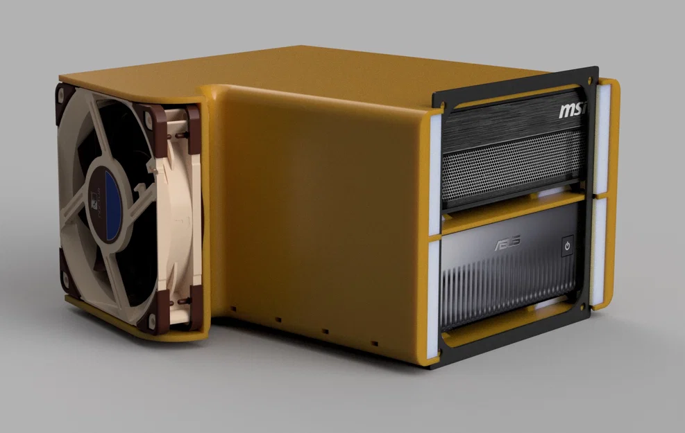 Ống tản nhiệt bên hông cho cụm 2 Node Nvidia DGX Spark (GB10) - Image 1