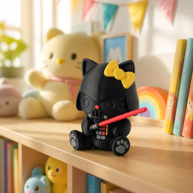 Mô hình Darth Vader Hello Kitty siêu đáng yêu - Image 1