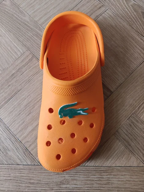 Charm Lacoste trang trí dép Crocs - File in 3D độc đáo - Image 1